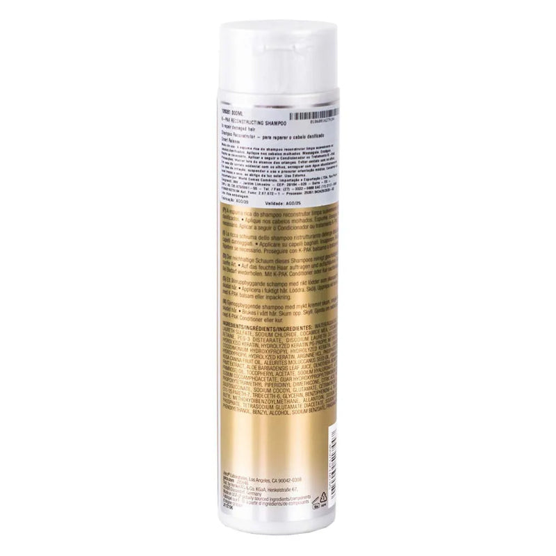 Joico K-PAK Professional Clarifying Shampoo To Remove Chlorine & Buildup 300ml