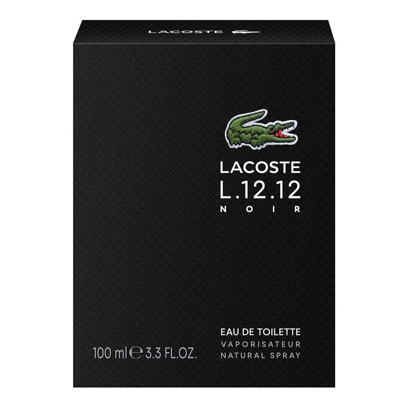 Lacoste L.12.12 Noir  masculino 100ml Eau De Toilette