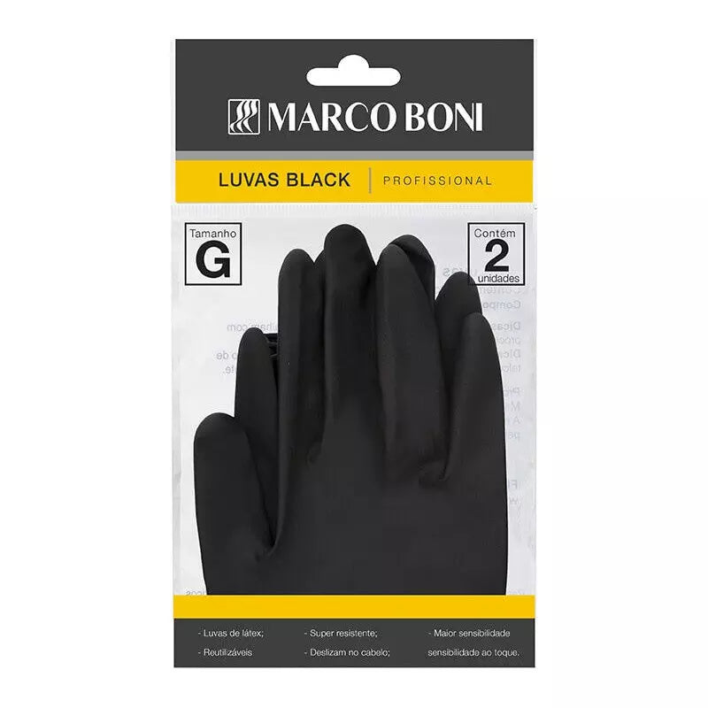 Luva Marco Boni Profissional Black G C/02 Uni