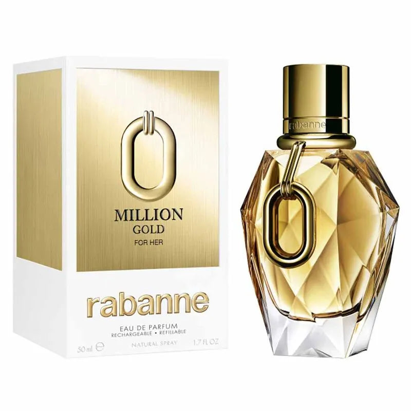 Paco Rabanne Million Gold For Her Feminino 50ml Eau De Parfum