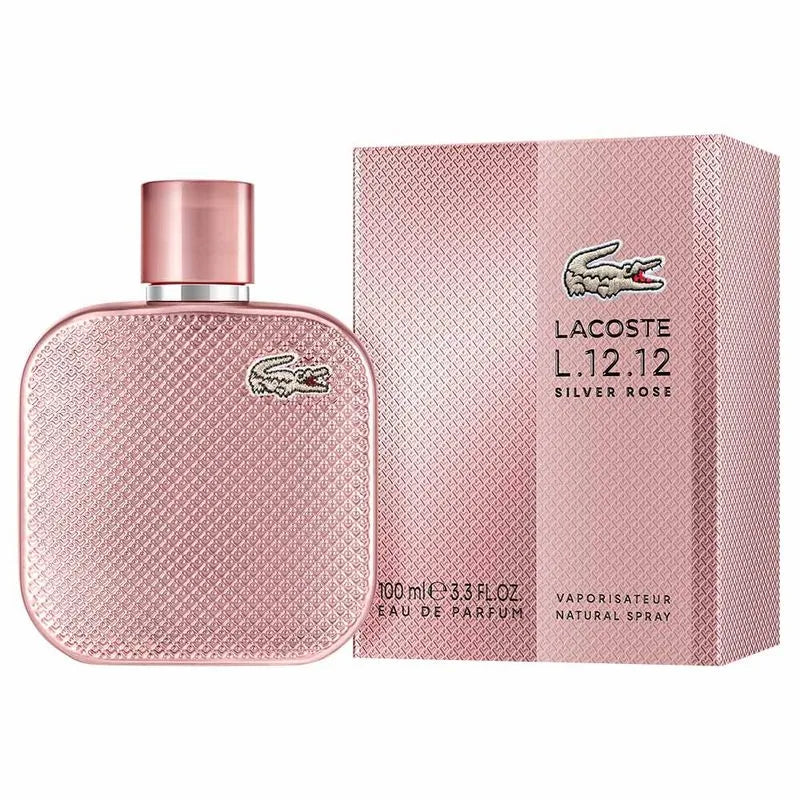 Lacoste L.12.12 Silver Rose Feminino 100ml Eau De Parfum