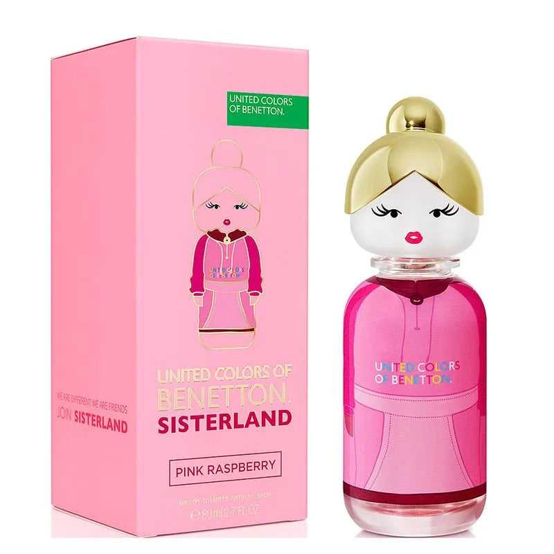 Benetton Sisterland Pink Raspberry Feminino 80ml Eau De Parfum