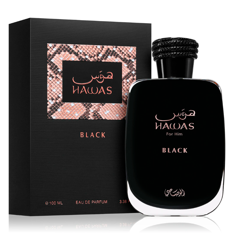 Rasasi Hawas Black Masculino  100ml Eau De Parfum
