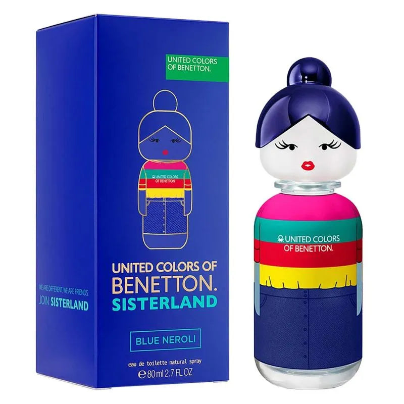 Benetton Sisterland Blue Neroli Feminino 80ml Eau de Toilette