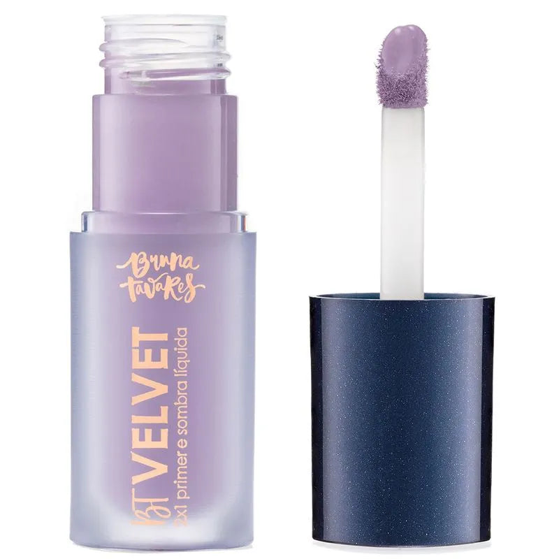 Bruna Tavares BT Velvet 2x1 Primer  Sombra Liquida 6ml Lavender