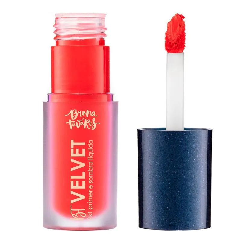 Bruna Tavares BT Velvet 2x1 Primer  Sombra Liquida 6ml Watermelon